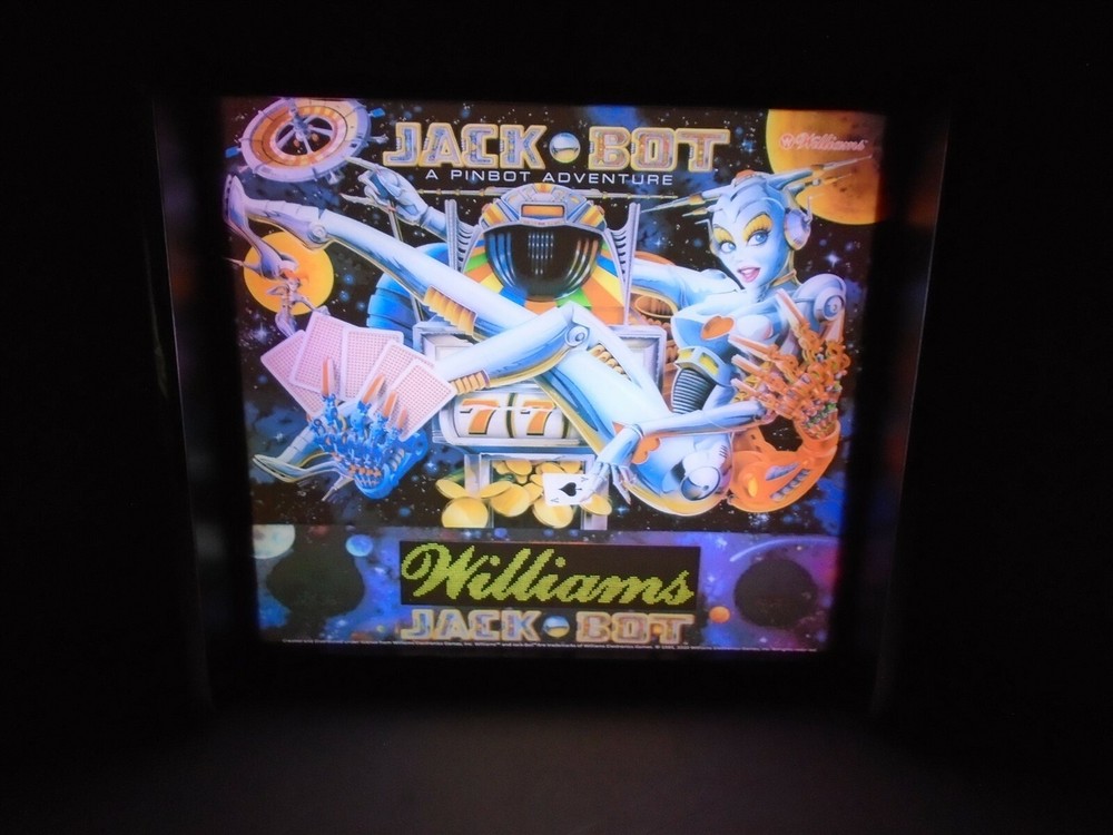 Williams Jackbot Pinball Head LED Display light box