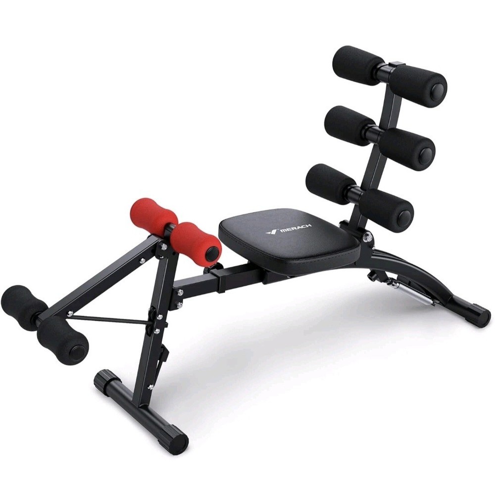 MERACH Multi-Functional Adjustable Ab Trainer Machine Workout Bench for Home Gym