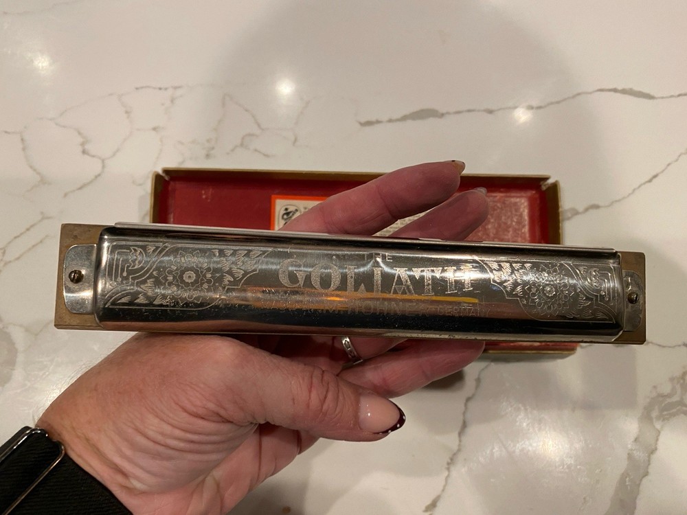 Hohner Goliath Harmonica With Box Germany