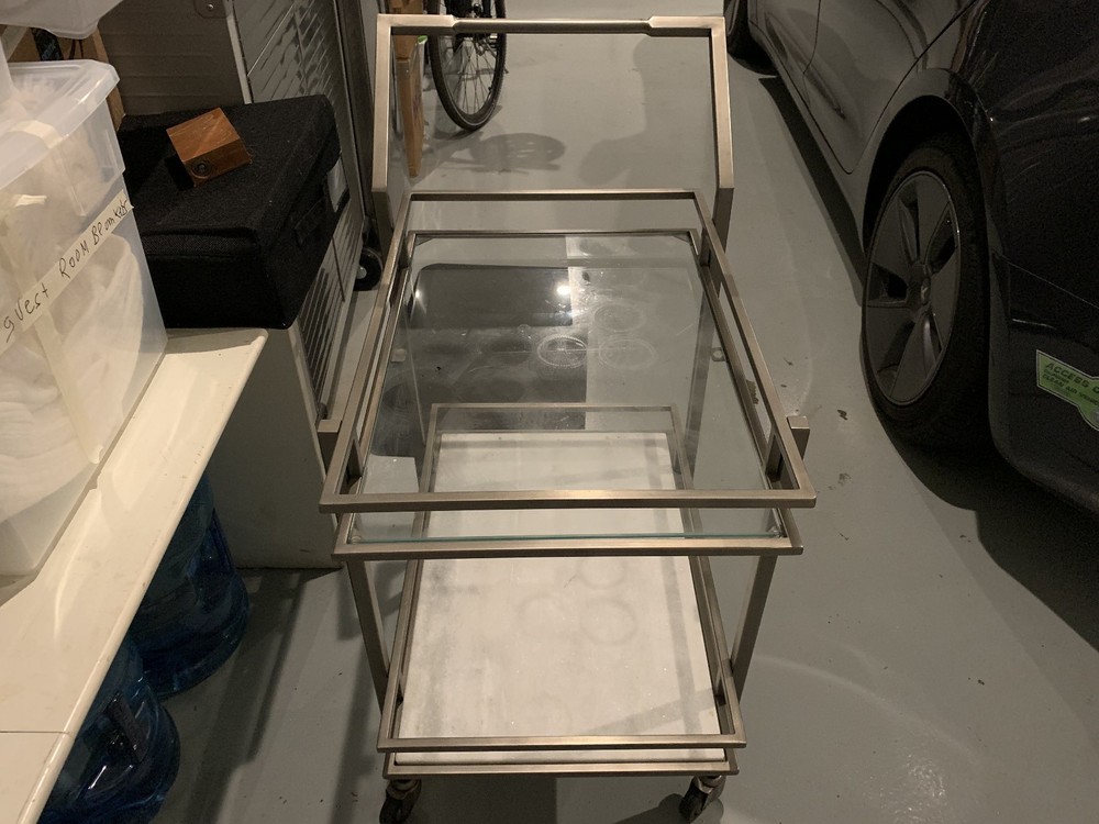 Crate & Barrel Bar Cart