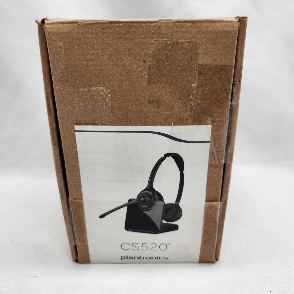 Plantronics CS520 Wireless Headset System With Base And APC43 Adapter Tested
