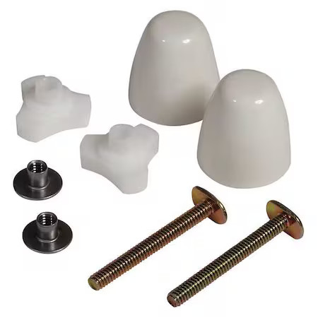 American Standard 7381251-200.0200A Ez-Install Bolt Cap Kit, Toilet, Plastic