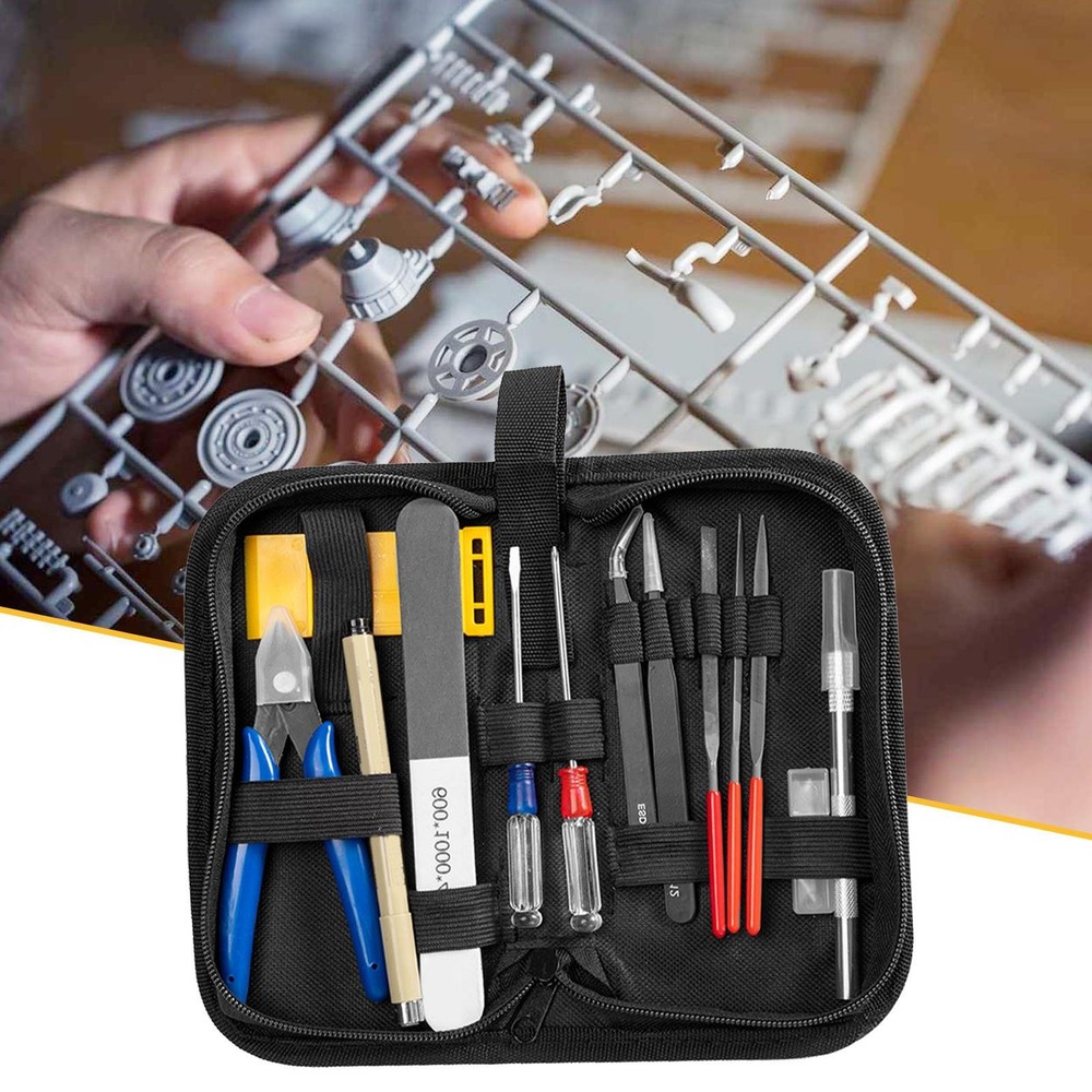 14PCS Gundam Model Tools Kit Modeler Basic Tools Craft Set For Gundam Car Model