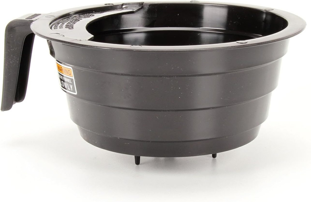 Black Plastic Funnel Replacement for Bunn Coffee Equipment