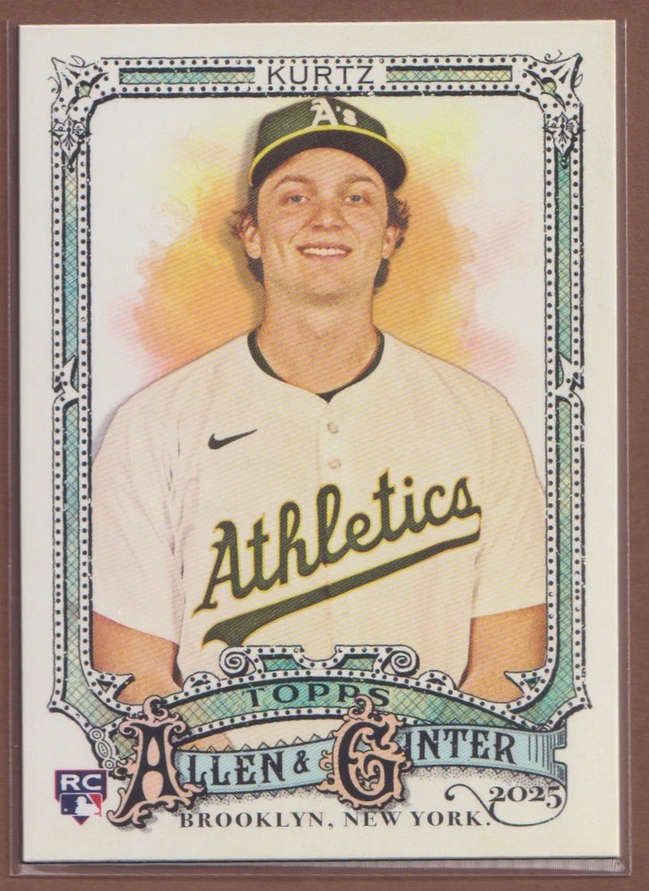 !!!    NICK KURTZ   TOPPS  ALLEN & GINTER  ROOKIE  BASEBALL CARD $$