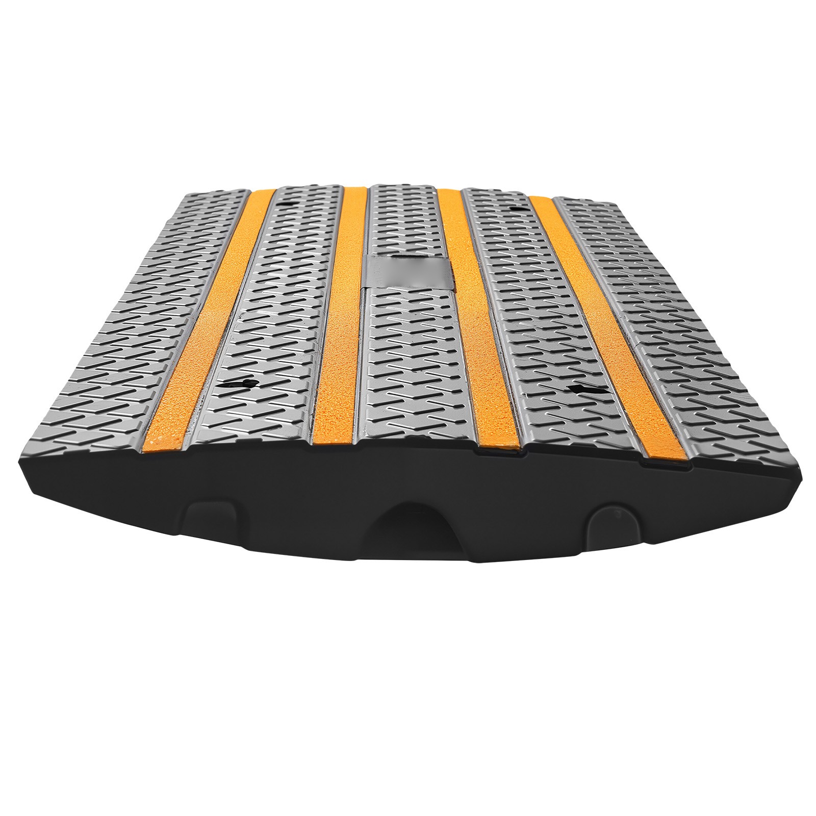 Uimoso 3-Piece Rubber Driveway Ramp Set, 2.6-Inch Rise, 33,069 lbs Capacity