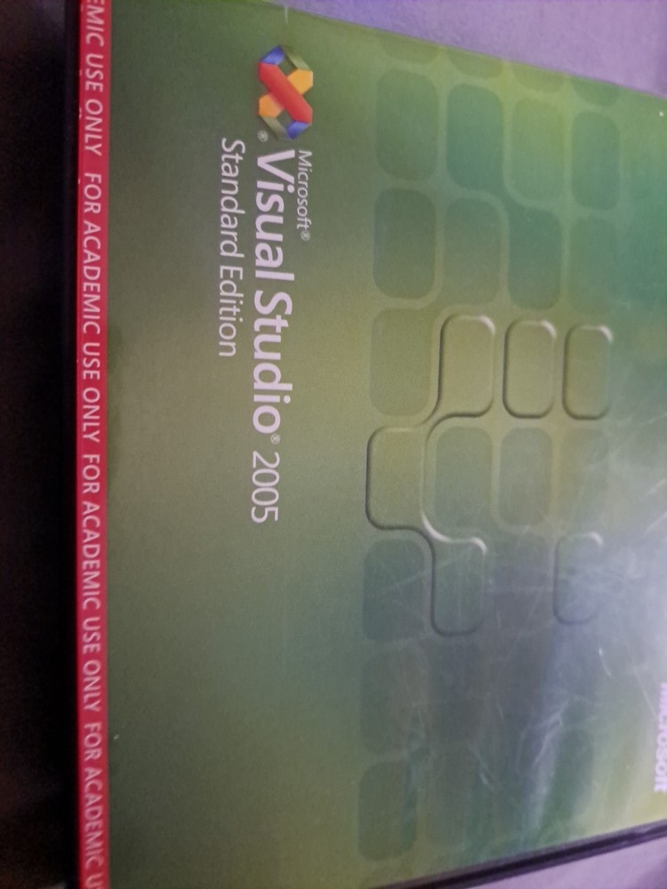 Microsoft Visual Studio 2005 Standard Edition 5 Disc Set w/ Key