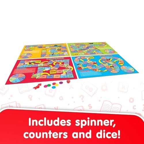Phonics Board Games Set - 6 Counters - Ages 4-5 - Medium - Pre K-K