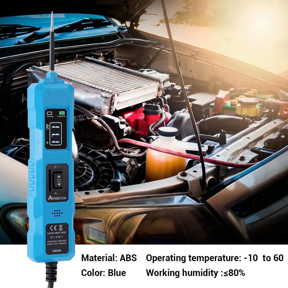 Digital Automotive Car Power Probe Circuit Electrical Tester Test Device System