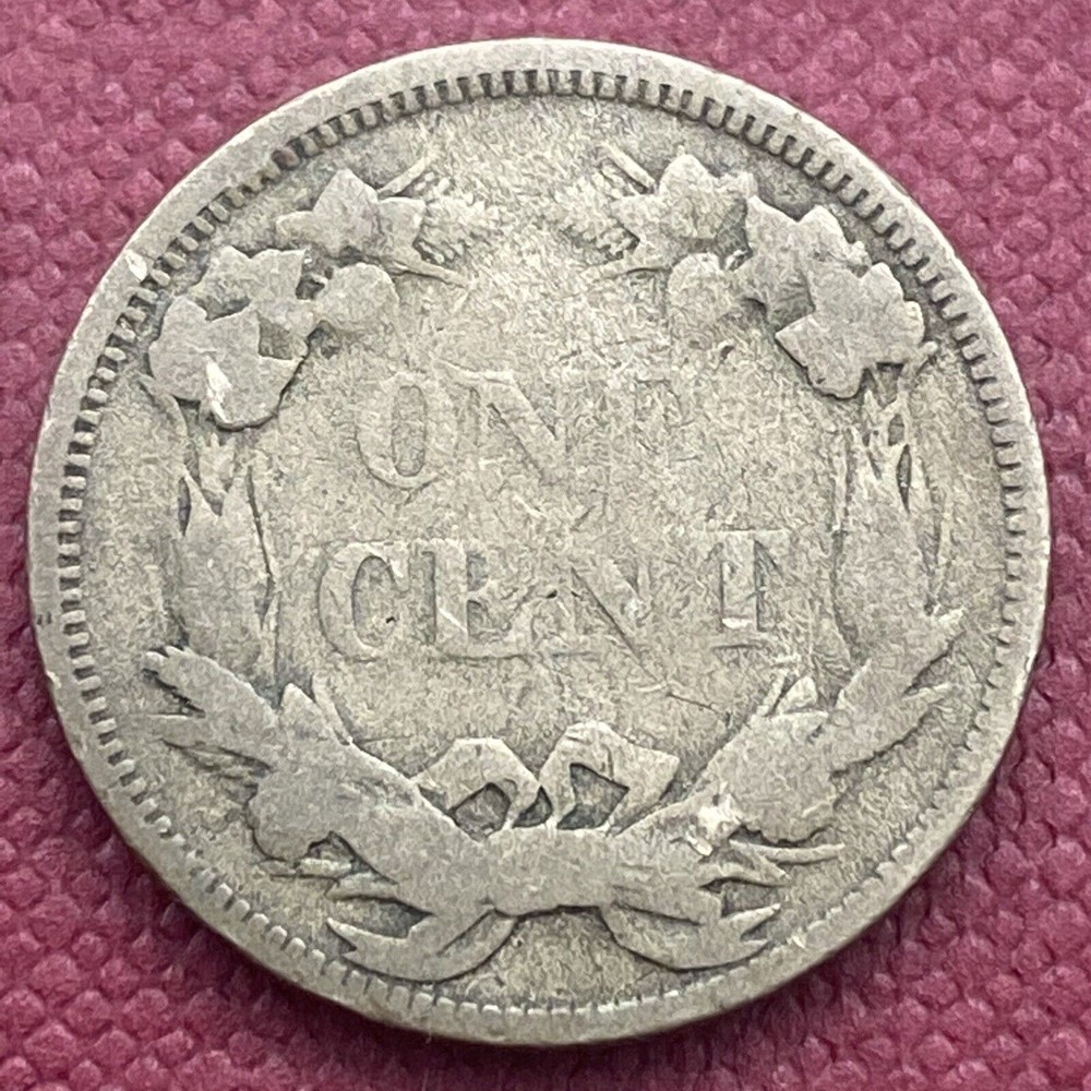 1858 Flying Eagle Cent 1c Circulated #41684