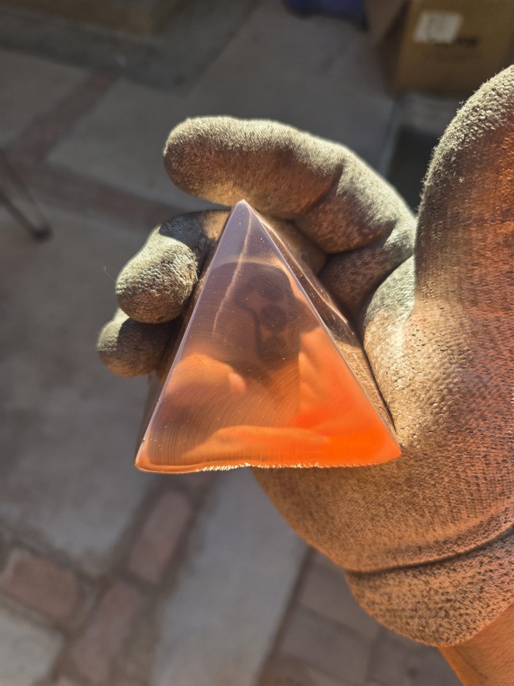 Solid Copper Pyramid