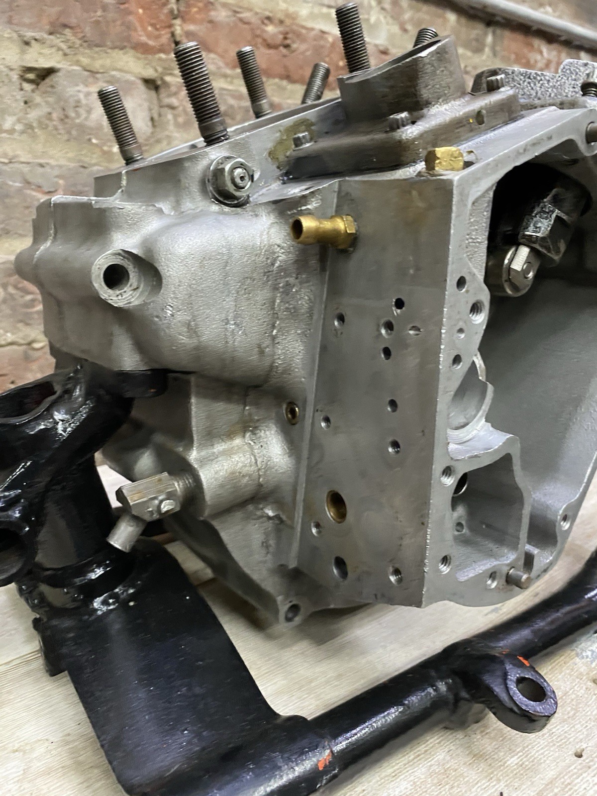 1983 Harley Davidson FXWG 1340cc Engine Cases Good Condition Matching Bellies