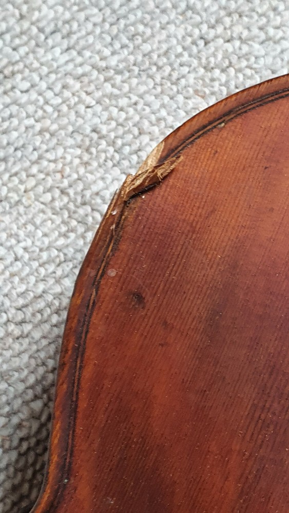 Nice old 4/4 Violin violon, beautiful flamed!!