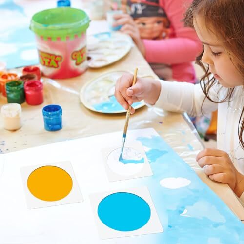 8PCS Large Circle Stencil, Large to Small Different Sizes Circle Templates for