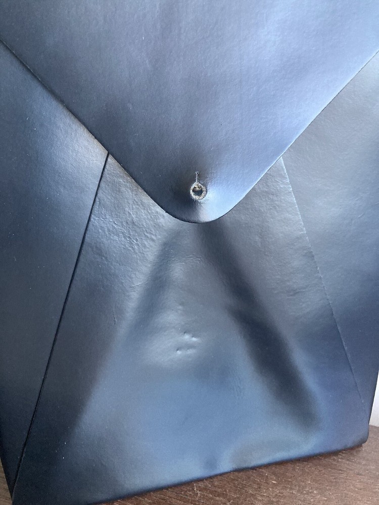 Black Leather Envelope ( New )