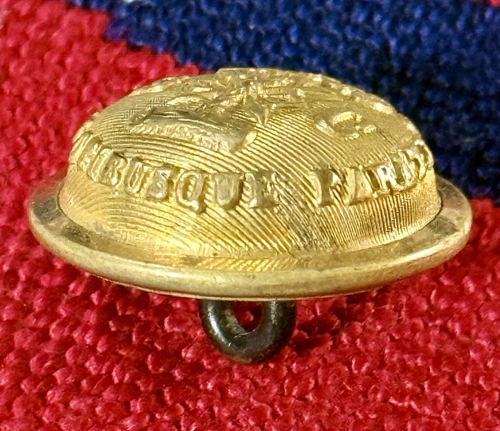 SC Palmetto Civil War Coat Button Jacob Reeds Sons Excellent Gilt Bubble Style