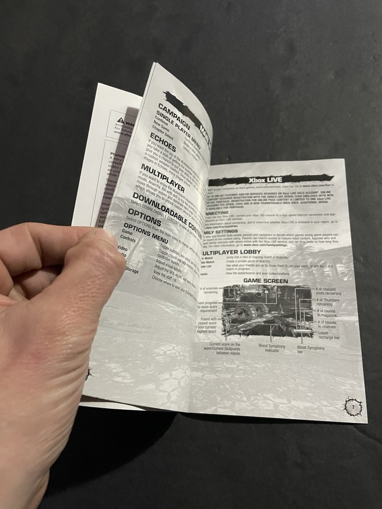 bulletstorm xbox 360 Manual Only