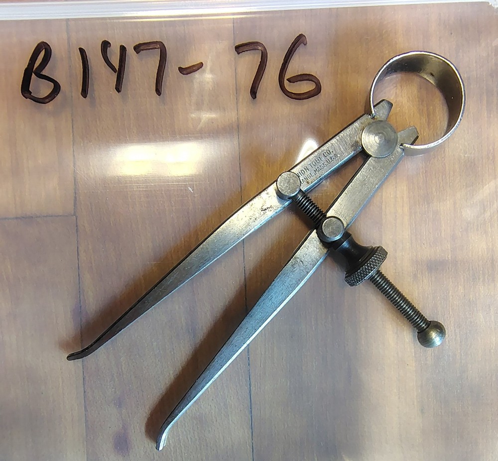 🗽 VINTAGE UNION TOOL 4" ID CALIPER