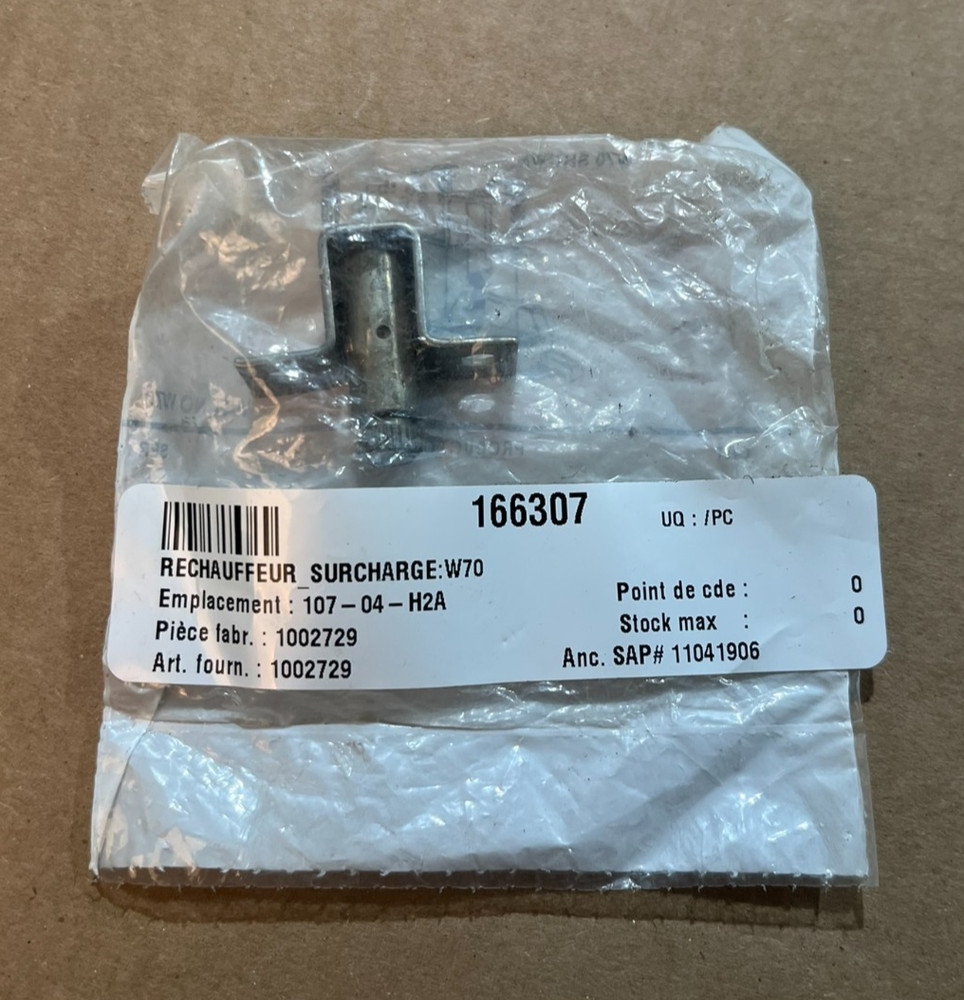 Allen Bradley W70 Heater Element, Eutectic Alloy, Trip Class 20, Type W