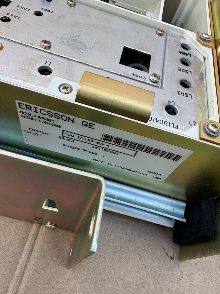 GE Ericsson ARM01 Receiver MASTR II Rackmount