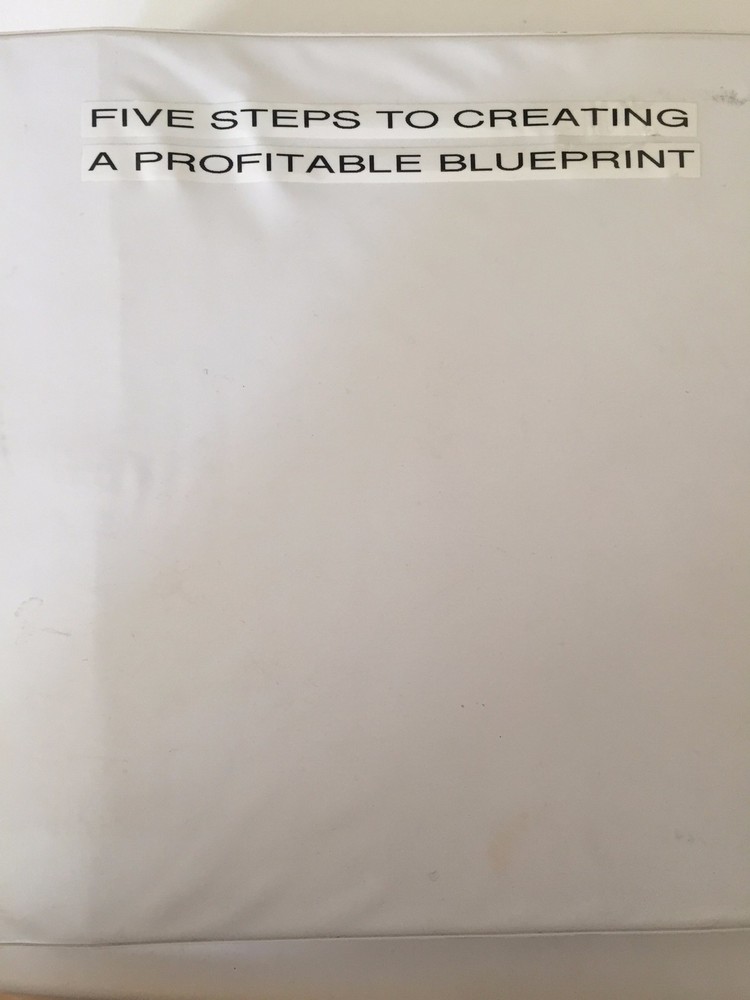 Five Steps To Creating A Profitable Marketing Blueprint Training Educational