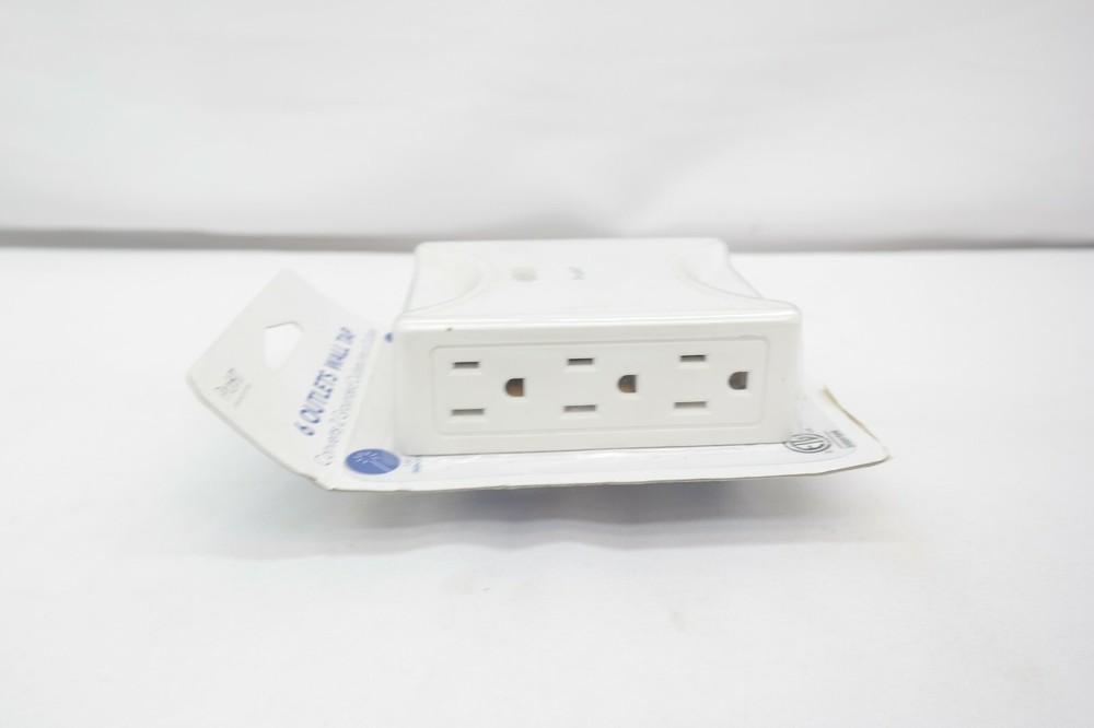 Grounded 6 Outlet Wall Tap ( side outlets ) TF