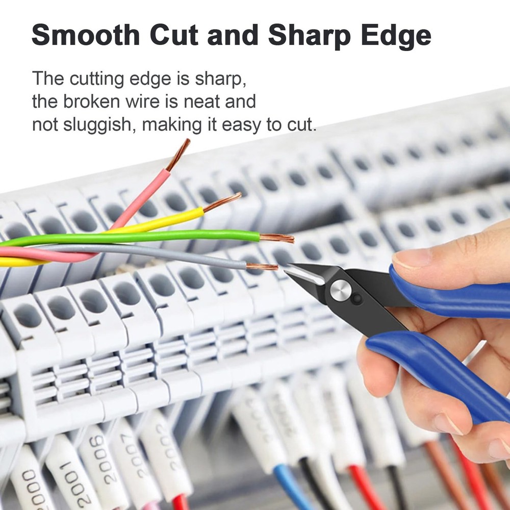 Flush Cutters 2 PCS Micro Wire Cutters for Jewelry Making Electronics Models