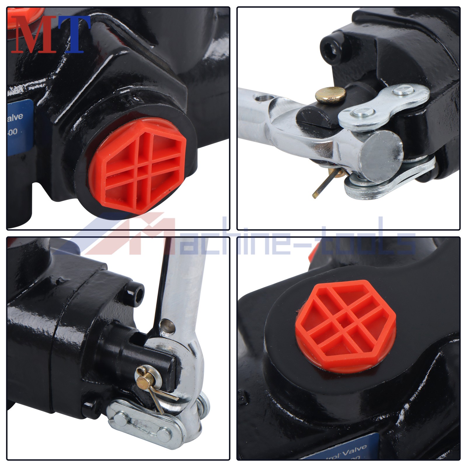 Hydraulic Log Splitter Valve Cast Iron 3500 PSI Adjustable Detent 1 Spool 25 GPM