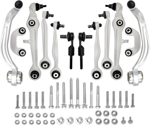 8E0498998S1 Front Control Arm Suspension Kit Upper & Lower Compatible with