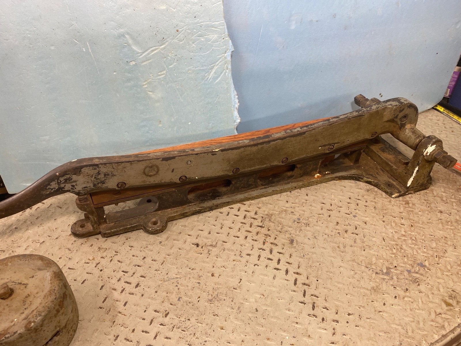 Antique 30" Paper Cutter Shear (JOHN JACQUES & Sons, Worchester MA)