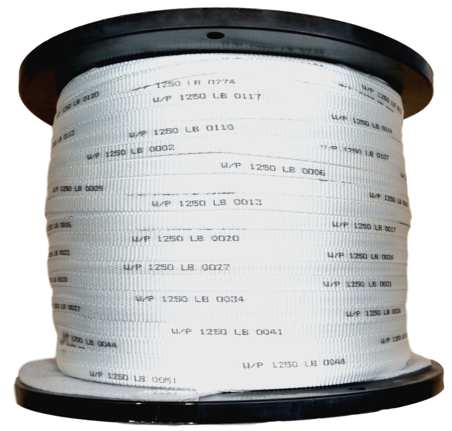 1/2" x 5000' Electrical Pull Tape 1250 lb Tensile Strength Flat Rope, Pull Line