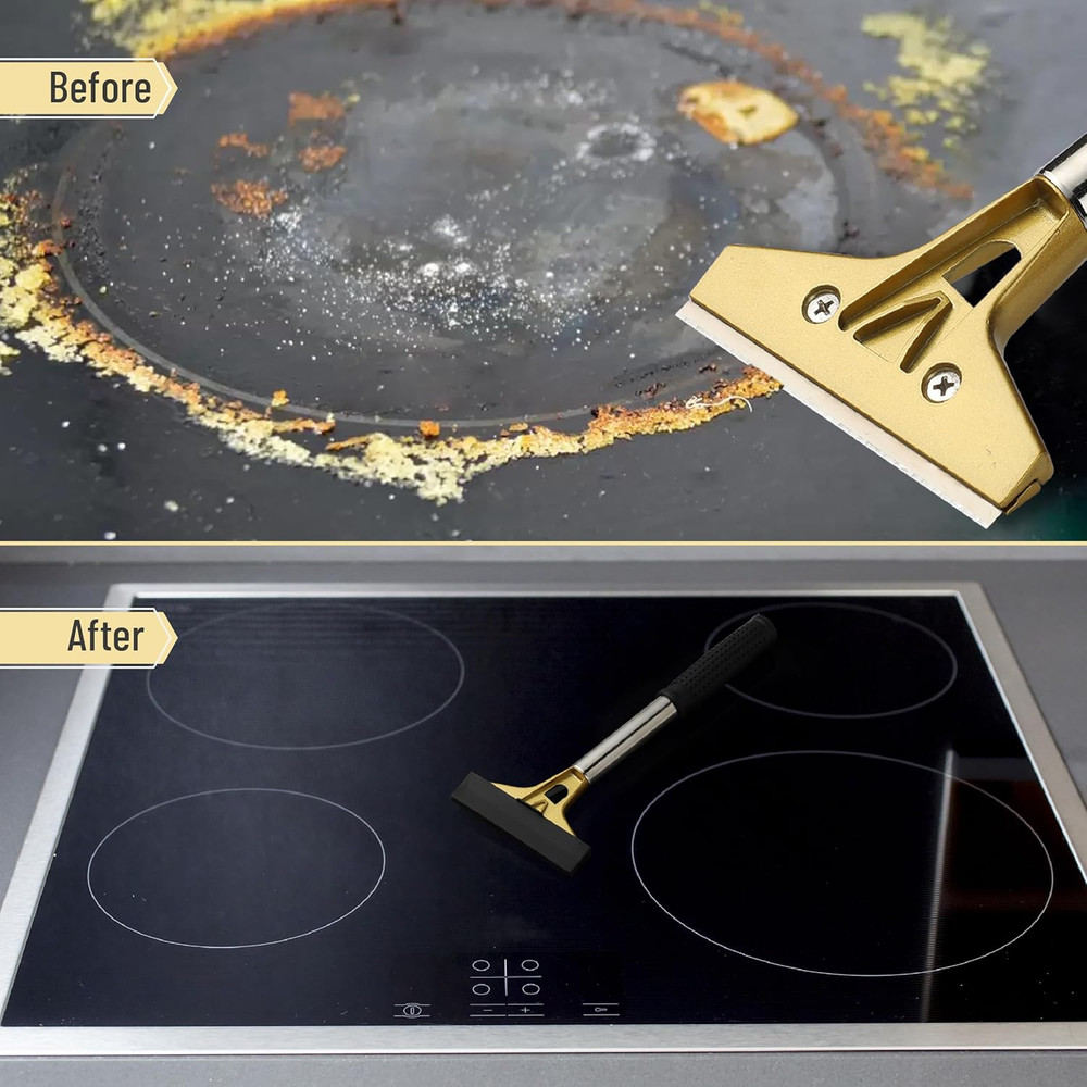 Bates- Razor Blade Scraper Tool, 4 Inch, Floor Razor Scraper Tool with 20 Ext...