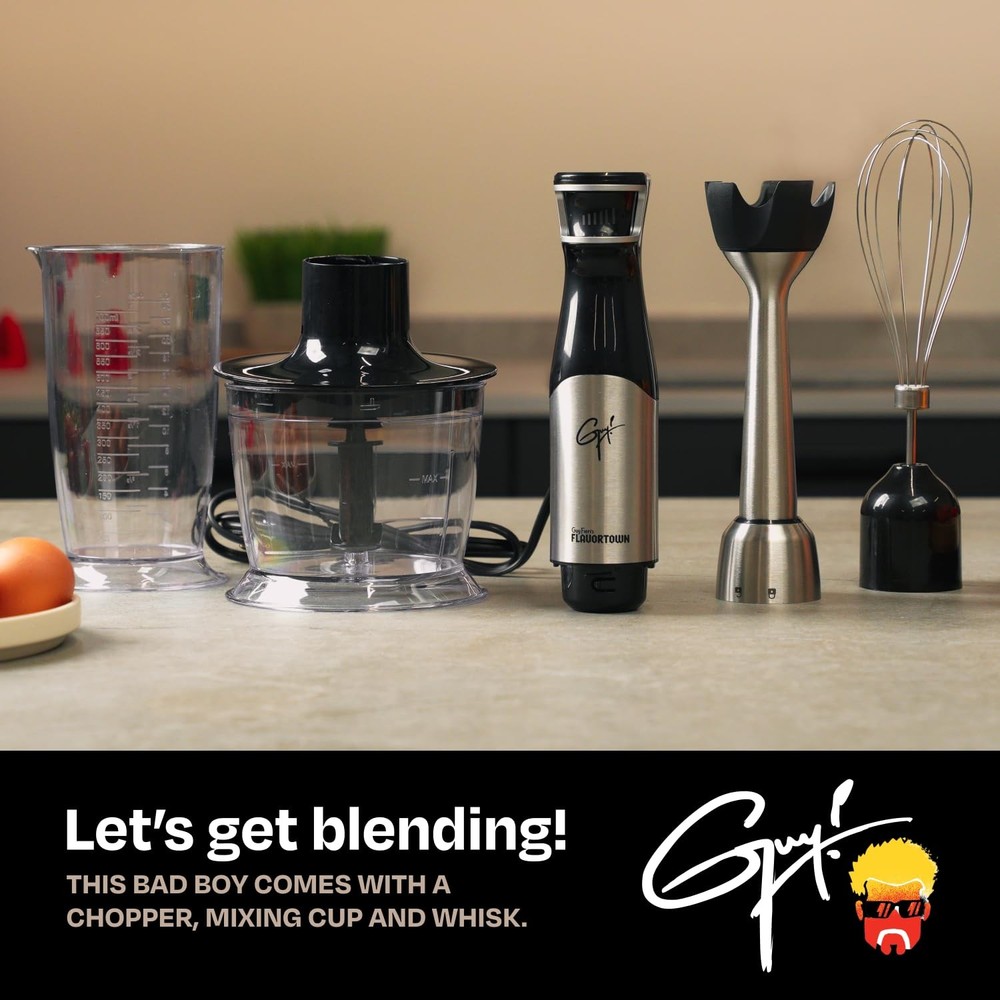 Immersion Blender with DynamicShaft Technology, 400W & -Hand Speed Control – ...