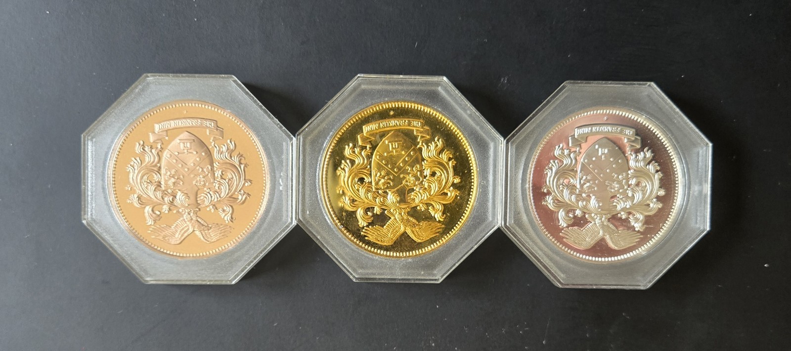 BEN FRANKLIN COMMEMORATIVE PROOF COIN THE FRANKLIN MINT