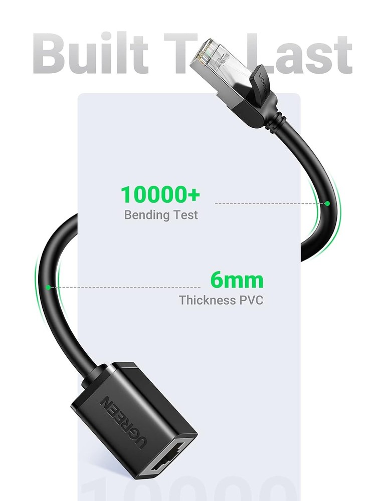 UGREEN Ethernet Extension Cable Cat6 LAN Extender Cat ['3FT']