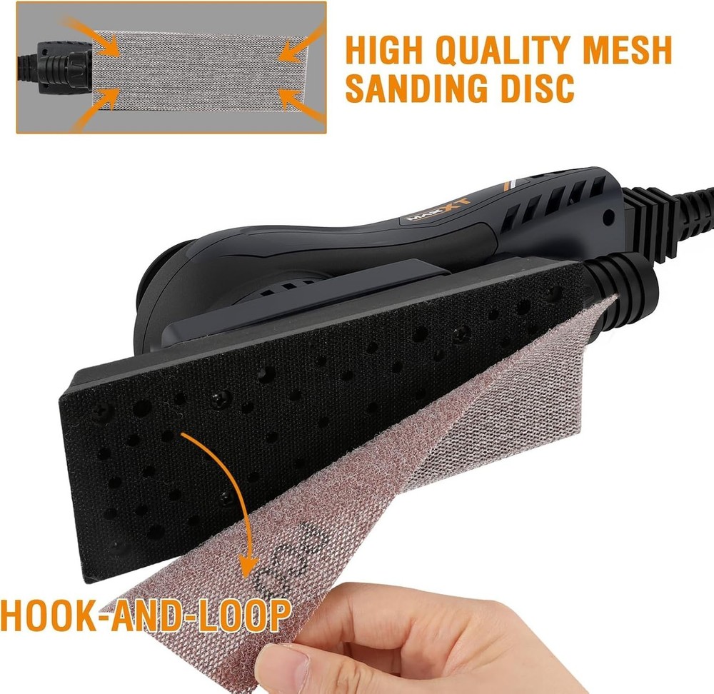 MAXXT Brushless Sheet Sander Electric 3mm Orbital 350W 3A Multi-function 1000...