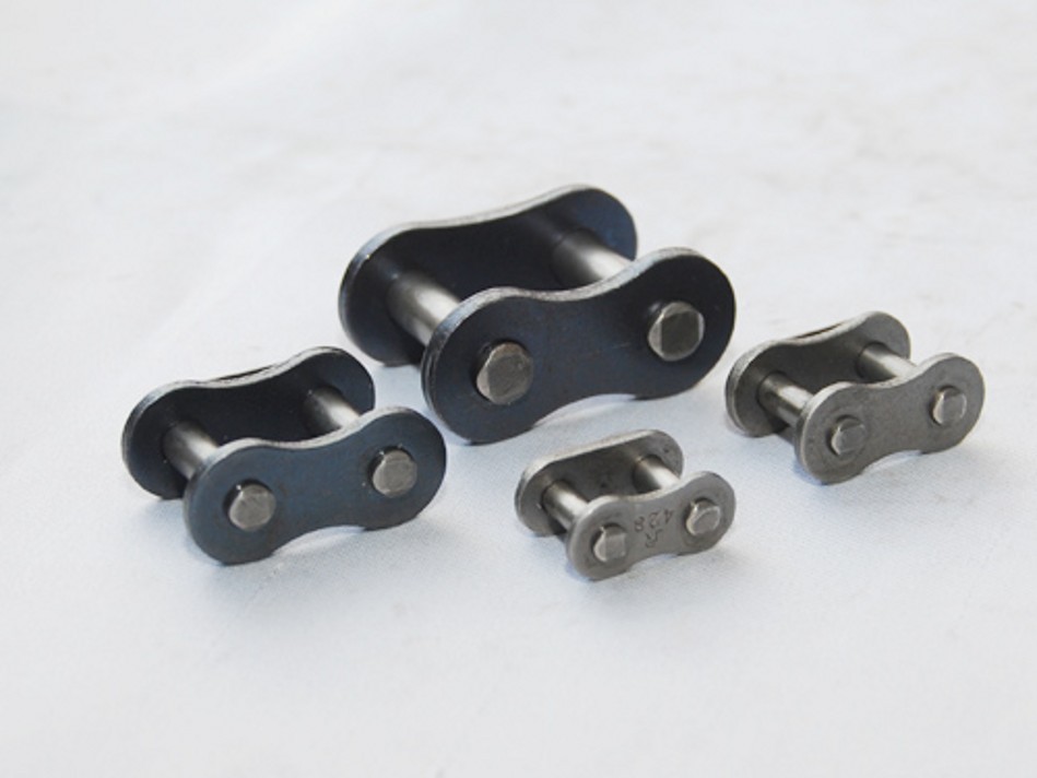 10Pcs #40 Roller Chain Connector Link Full Link 08B/08A For #40 Roller Chain