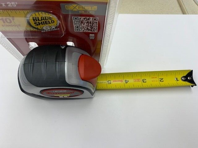 Starrett TXP106-25 Exact Plus Tape Measure Rule 1.06" x 25' #30638