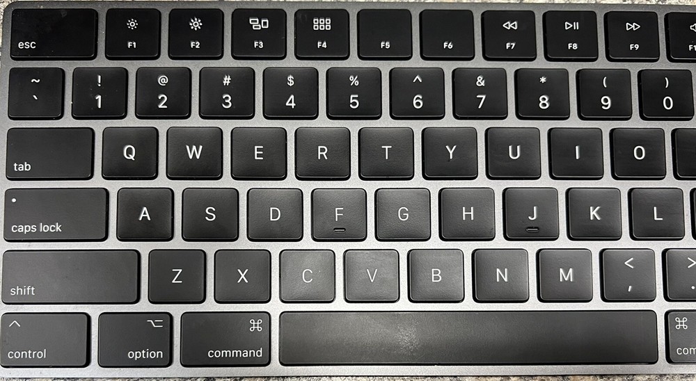 Apple Magic Wireless Keyboard Replacement Gray KEYCAPS KEYS (MRMH2LL/A) (A1843)