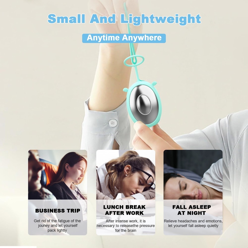Portable Hand Held Ergonomic Sleep Relief Aid Machine Easily Fall Asleep NEW