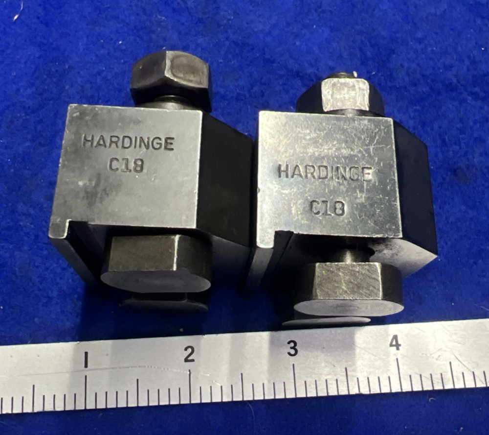 2 pcs Hardinge C 18 tool holders Good Condition Free Shipping