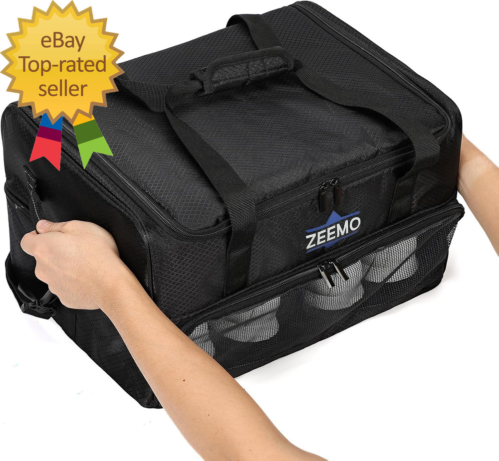 Golf Trunk Organizer 2 Layer Car Locker with Ventilated Compartment