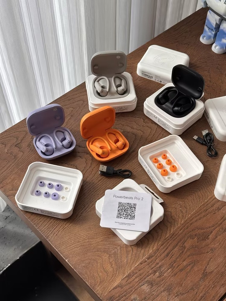 Black Powerbeats Pro2 Wireless Active Noise Canceling Bluetooth Earhook Earbuds