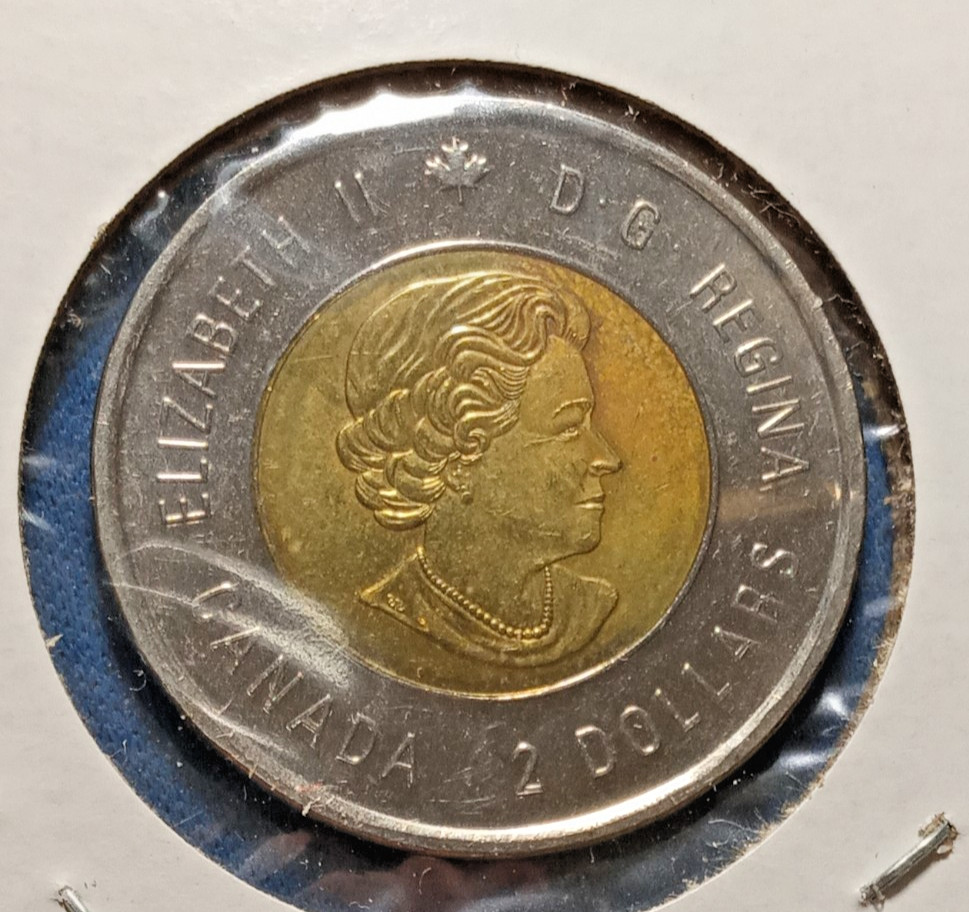 VIMY 2017 CANADA $2 NONColorized Toonie Coin Roll