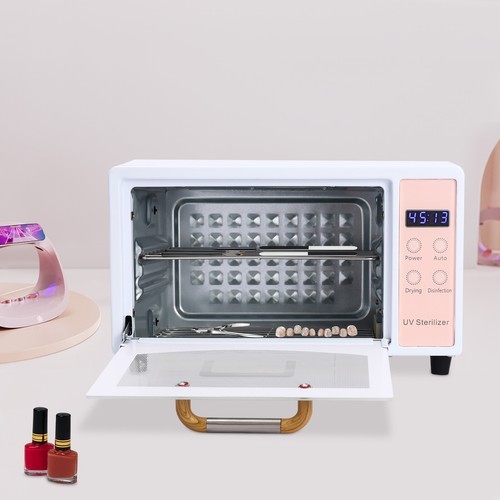 Tabletop Multi-Functional Nail Cleaner Box Nail Tool Sterilizer Drying Box 160W
