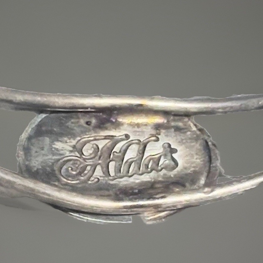 Vintage Alda's Forever India Silver-Plated Two-Tier Footed Serving Caddy Trinket