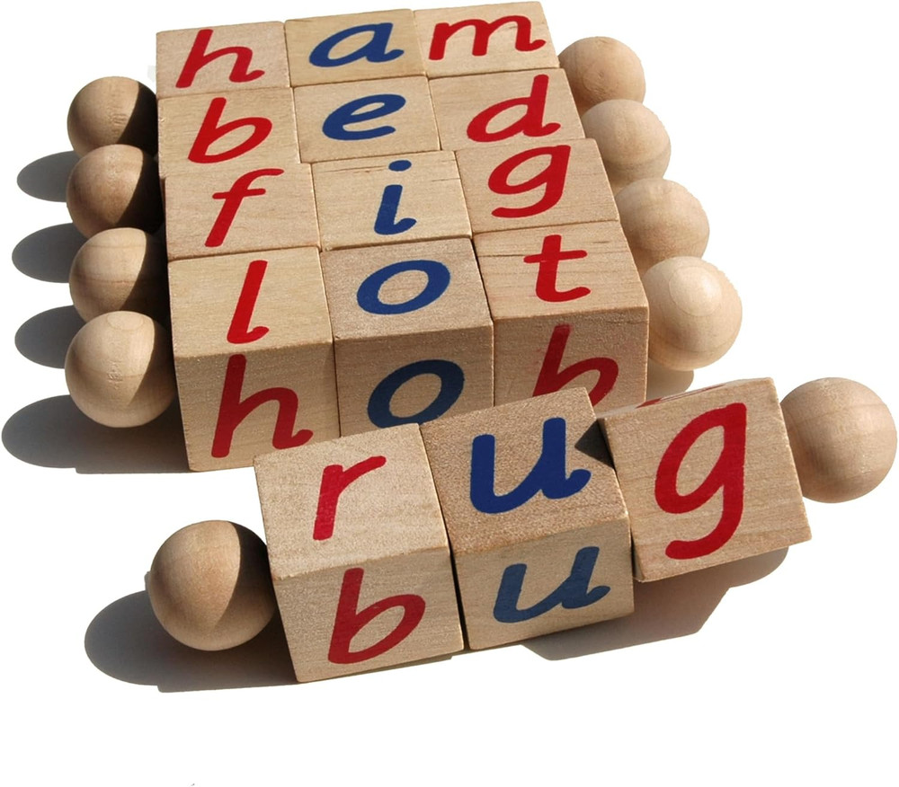 Phonetic Reading Blocks for the Beginning Reader | Tangible Preschool Learning M