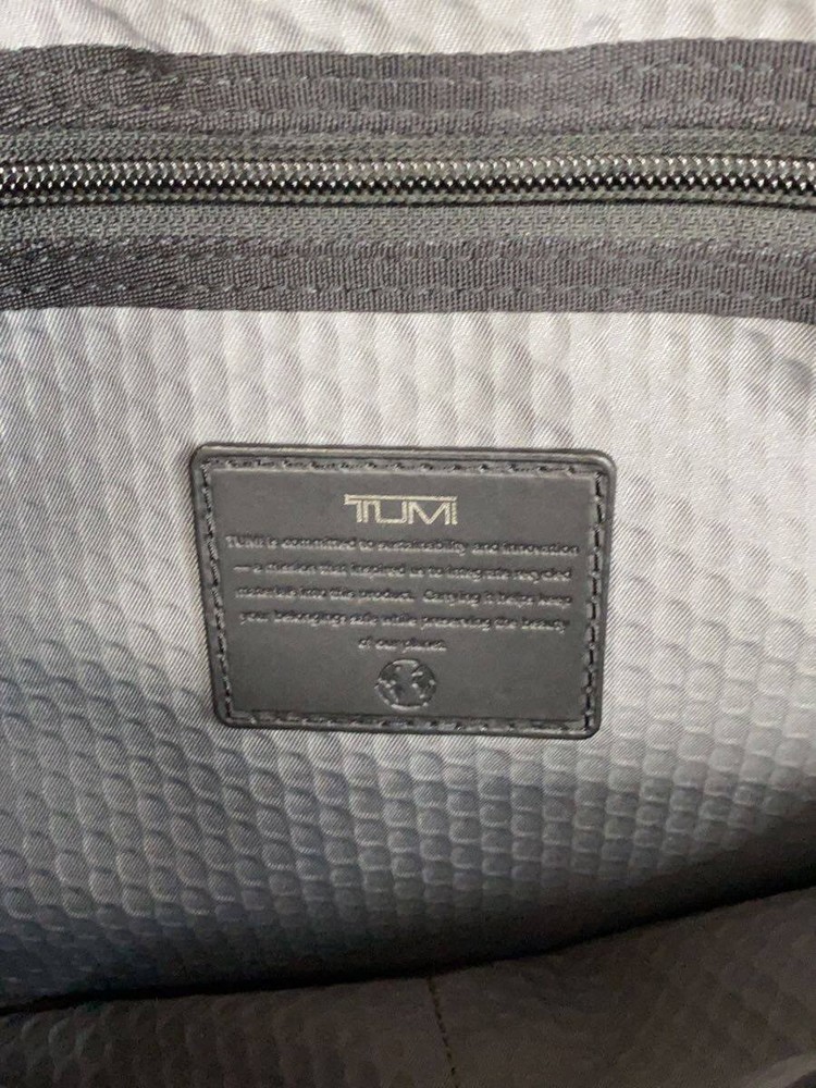 TUMI Shoulder Bag Polyester Black Used