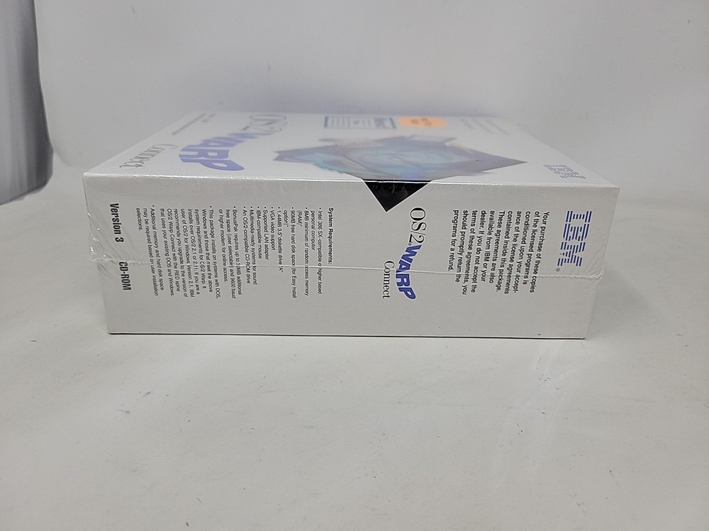 *NEW SEALED* IBM OS/2 Warp Connect Version 3 CD-Rom Vintage Computer Software