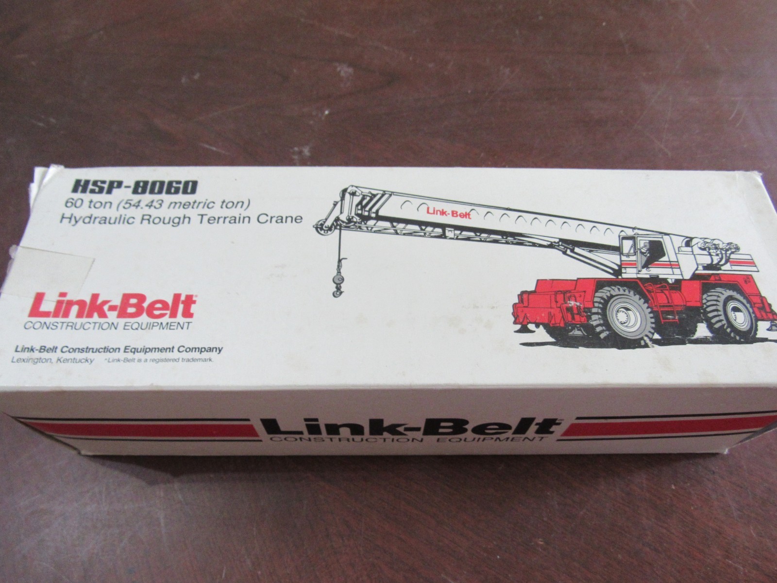 NZG 1/50 LINK-BELT HSP-8060 HYDRAULIC ROUGH TERRAIN CRANE - MIB